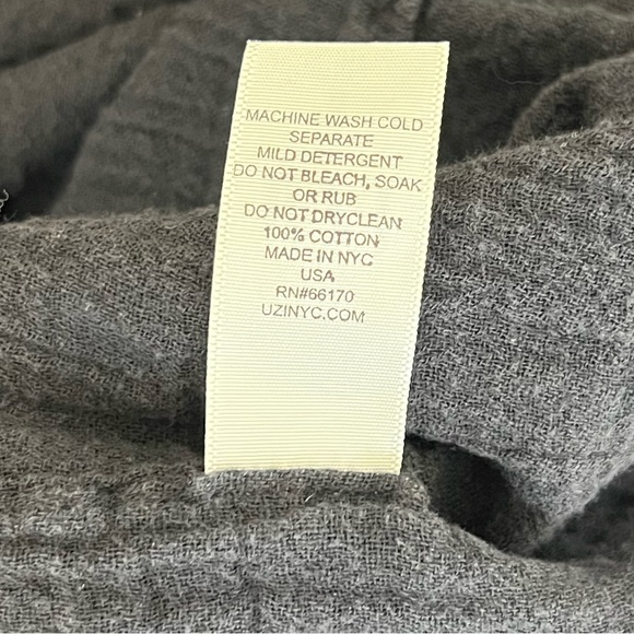 UZI Faded Black Frayed Tank - Picture 7 of 9